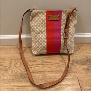 Kate Spade New York Classic Victoria crossbody bag featuring a jacquard